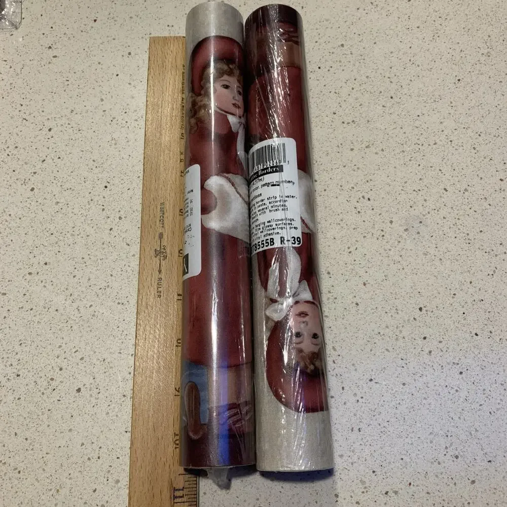 York Victorian Dolls Prepasted Wallpaper Border 5 Yd Rolls BT 8555B R-39 Lot 2
